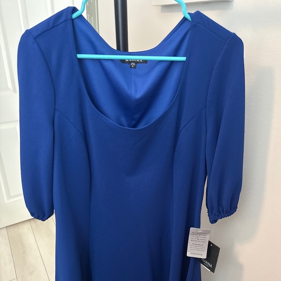Blue Midi Dress - Picture 1 of 3